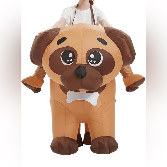 Halloween Costumes Other - Blow Up Party Inflatable Adult Dog Costume